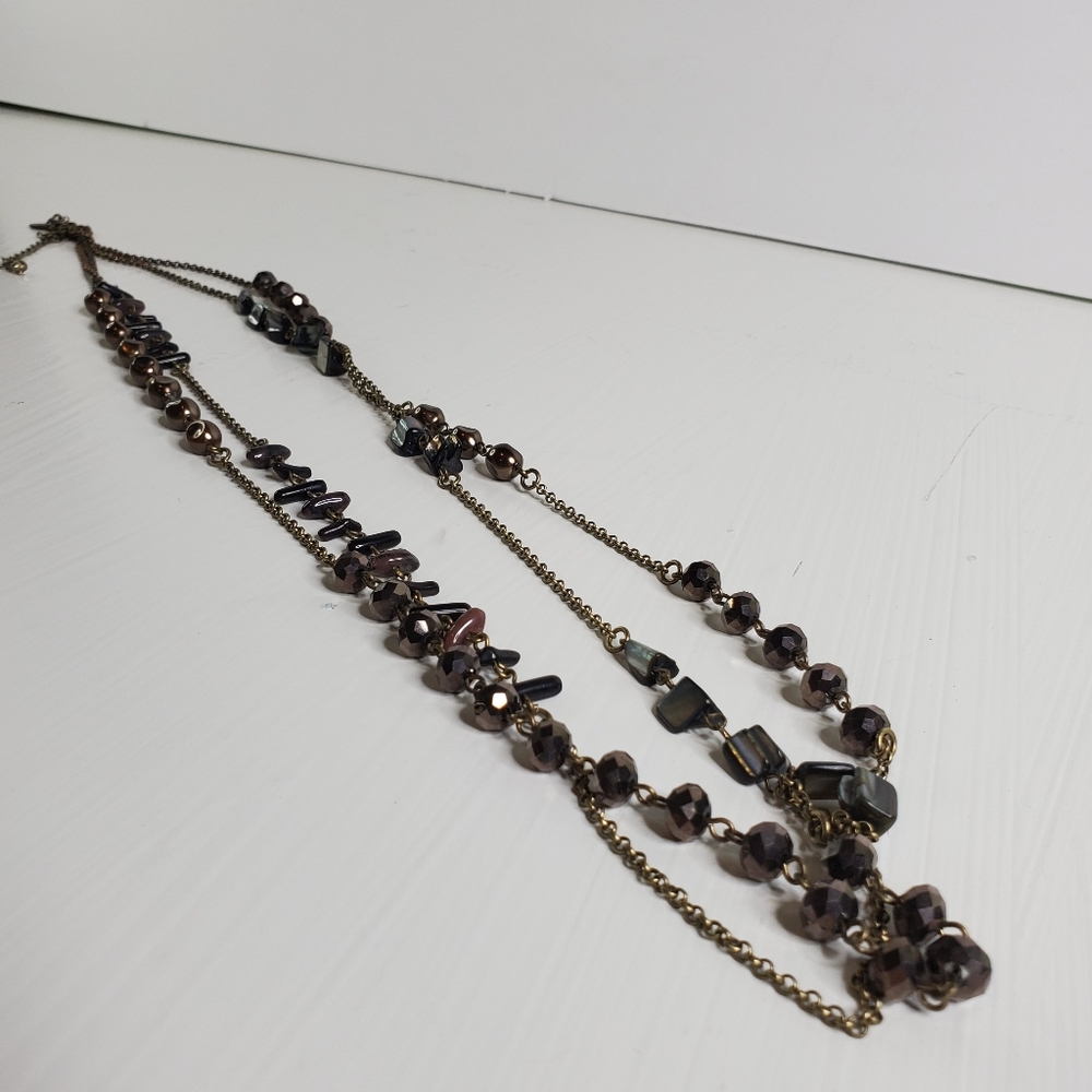 Lia Sophia Two Tiered Layered Necklace